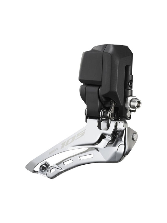 Shimano 105 FD-R7150 Di2 Front Derailleur - 2x For 2x12-Speed Braze-On Down-Swing BLK