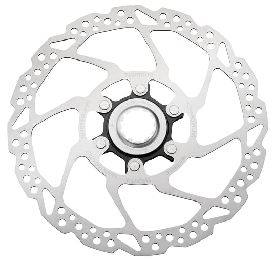 Shimano Deore SM-RT54-S Disc Brake Rotor - 160mm Center Lock For Resin Pads Only Silver