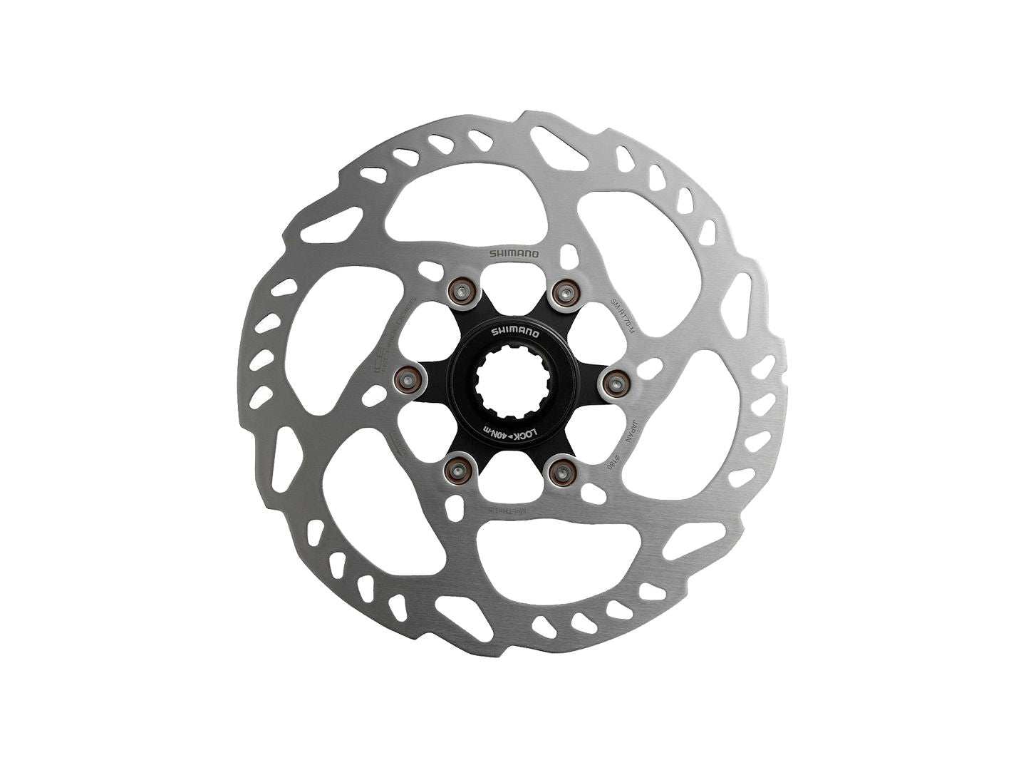 Shimano SLX SM-RT70-ME Disc Brake Rotor - 180mm Center Lock Silver