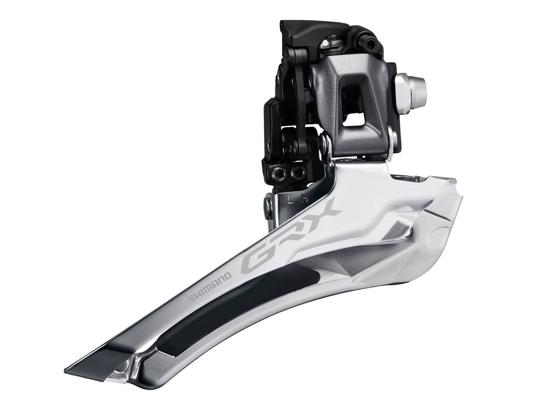 Front Derailleurs and Parts Shimano Shimano GRX FD-RX810-F Front Derailleur - 11-Speed Double Braze-On 50t Max Light Gray