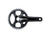 Cranksets and Arms Shimano Shimano GRX FC-RX820-1 Crankset - 175mm 12-Speed 40t 110 BCD Hollowtech II BLK Dark Slate Gray