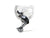 Rear Derailleurs Shimano Shimano GRX RD-RX822-SGS Rear Derailleur - 12-Speed Direct Mount Long Cage Shadow Plus Design 51t Max Low Light Gray