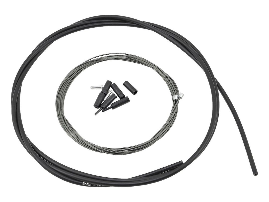 Cables and Housing Shimano Shimano Road Optislick Derailleur Cable and Housing Set Black Dark Slate Gray