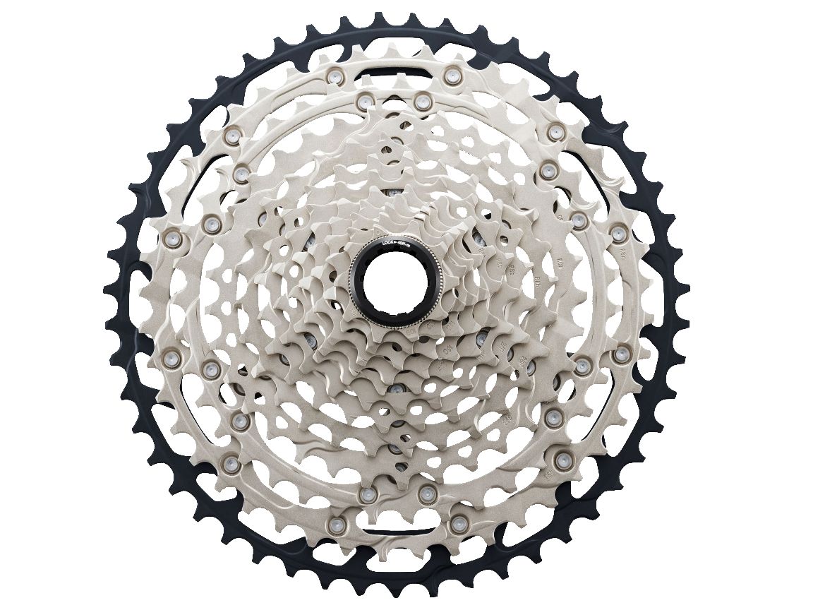 Shimano SLX CS-M7100 Cassette - 12-Speed 10-51t Silver/Black Micro Spline