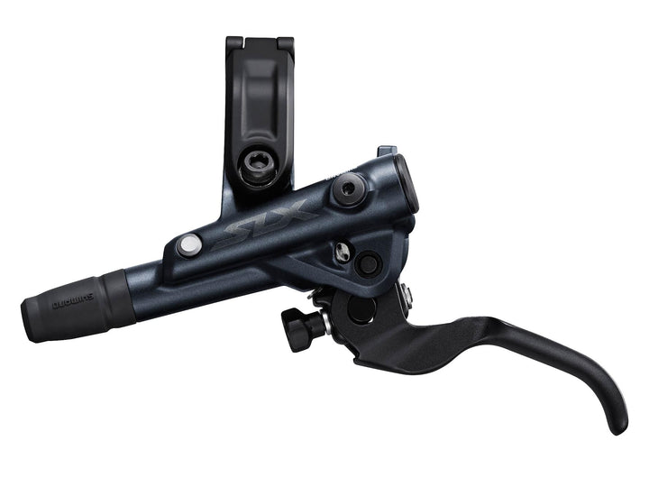 Disc Brake & Lever Shimano Shimano SLX BL-M7100/BR-M7100 Disc Brake Lever - Front Hydraulic Post Mount 2-Piston BLK Dark Slate Gray