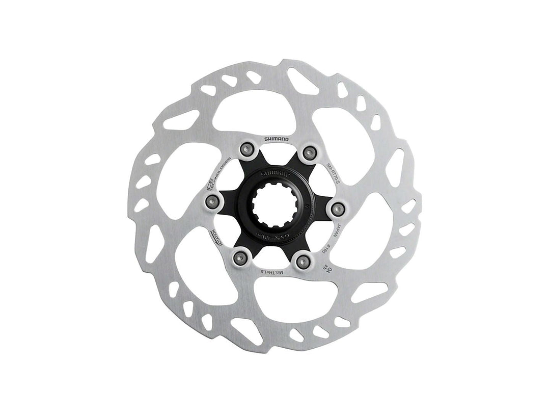 Disc Rotor Shimano Shimano SLX SM-RT70-SI Disc Brake Rotor - 160mm Center Lock Silver Gray
