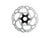 Disc Rotor Shimano Shimano SLX SM-RT70-SI Disc Brake Rotor - 160mm Center Lock Silver Gray
