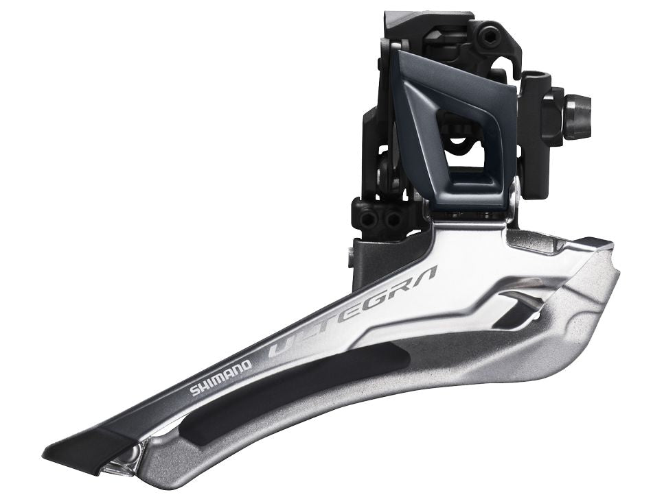 Front Derailleurs and Parts Shimano Shimano Ultegra FD-R8000 11-Speed Braze-On Front Derailleur Black Light Gray