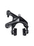 Disc Brake Calipers Shimano Shimano Ultegra BR-R8100-F Road Caliper Brake - Front Dual Pivot Black Dark Slate Gray