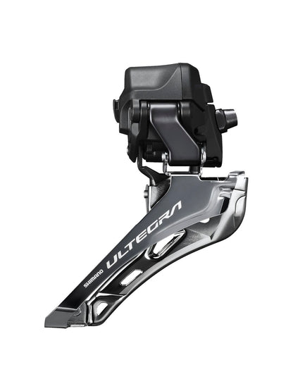 Shimano Ultegra FD-R8150 Di2 Front Derailleur - 2x12-Speed Braze-on Down Swing For 50-54t Max BLK/Silver