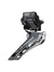 Front Derailleurs and Parts Shimano Shimano Ultegra FD-R8150 Di2 Front Derailleur - 2x12-Speed Braze-on Down Swing For 50-54t Max BLK/Silver Dark Slate Gray
