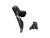 Brake/Shift Lever - Drop Bar Shimano Shimano Ultegra ST-R8170F Di2 Shift/Brake Lever BR-R8170 Hydraulic Disc Brake Caliper - Left/Front 2x Flat Mount BLK Dark Slate Gray