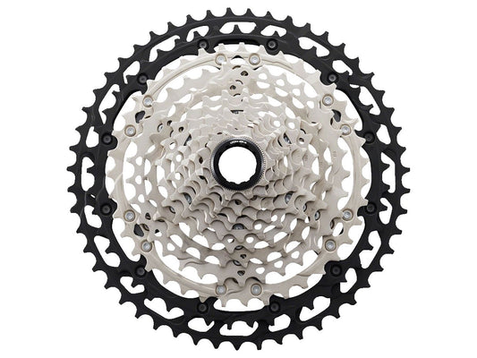 Shimano XT CS-M8100 Cassette - 12-Speed 10-51t Silver/Black Micro Spline