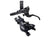 Disc Brake & Lever Shimano Shimano Deore XT BL-M8100/BR-M8100 Disc Brake Lever - Front Hydraulic Post Mount 2-Piston Finned Pads I-SPEC EV Clamp Band BLK Dark Slate Gray