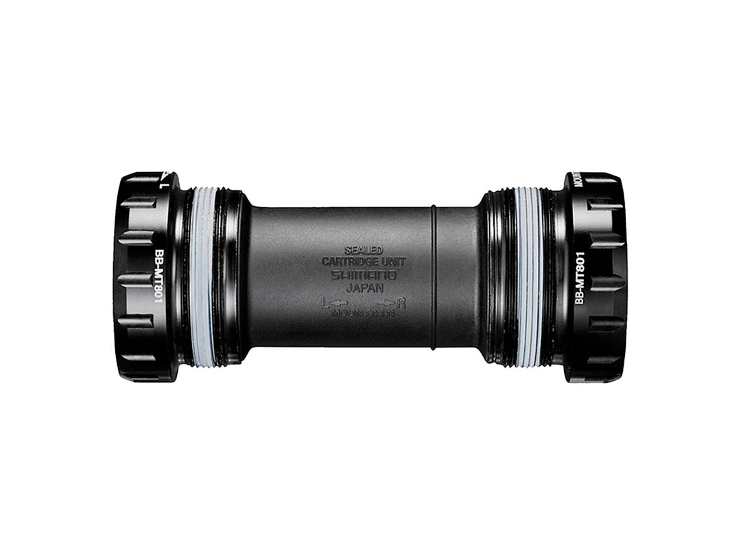 Bottom Brackets Shimano Shimano Deore XT BB-MT801 English Bottom Bracket - English BSA 68/73mm Fits Hollowtech II Spindle BLK Black