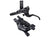Disc Brake & Lever Shimano Shimano Deore XT BL-M8100/BR-M8120 Disc Brake Lever - Front Hydraulic Post Mount 4-Piston Finned Pads I-SPEC EV Clamp Band BLK Dark Slate Gray