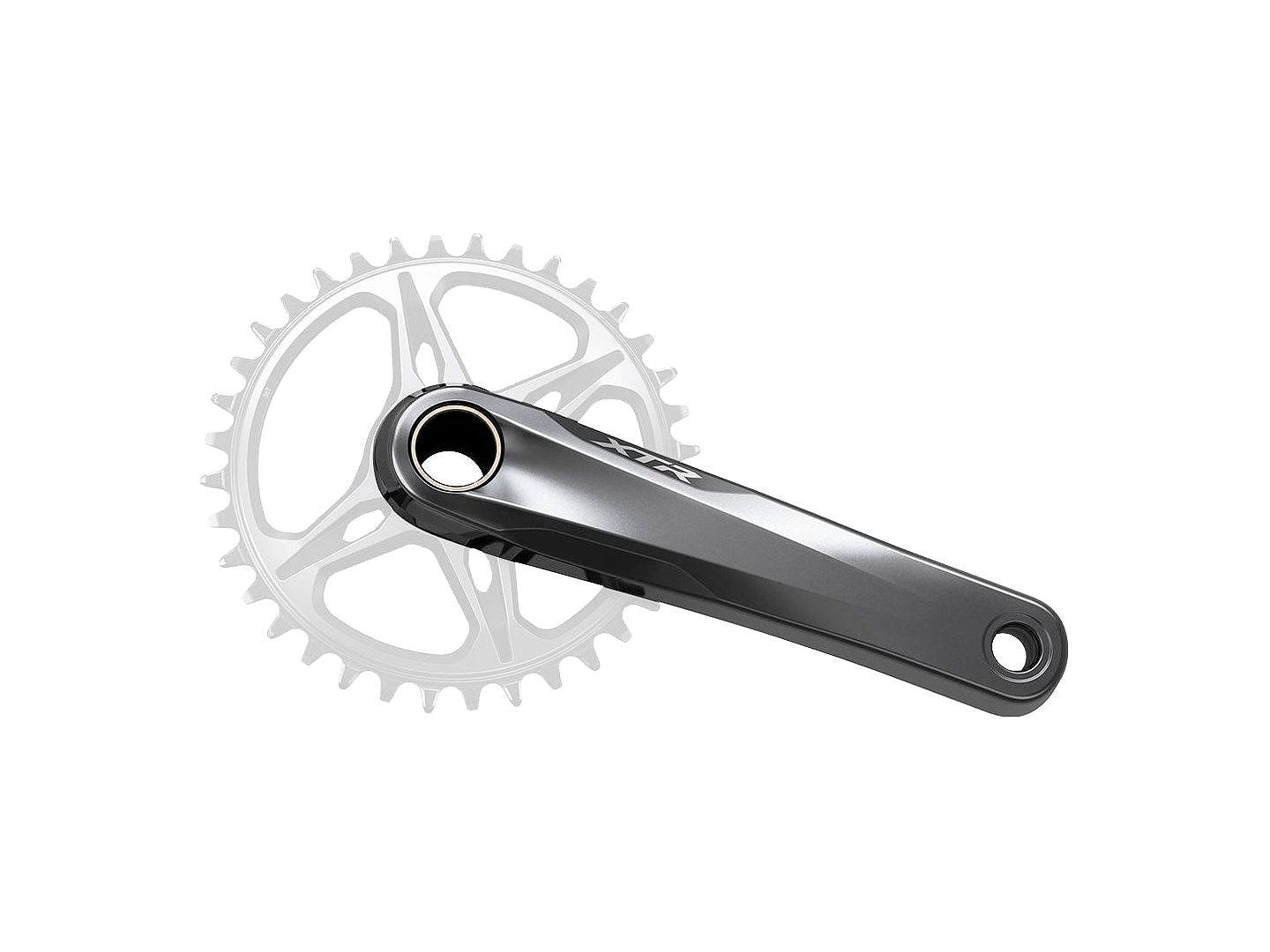 Shimano XTR FC-M9100 Crankset - 175mm 12-Speed 1x Direct Mount Hollowtech II Spindle Interface Gray