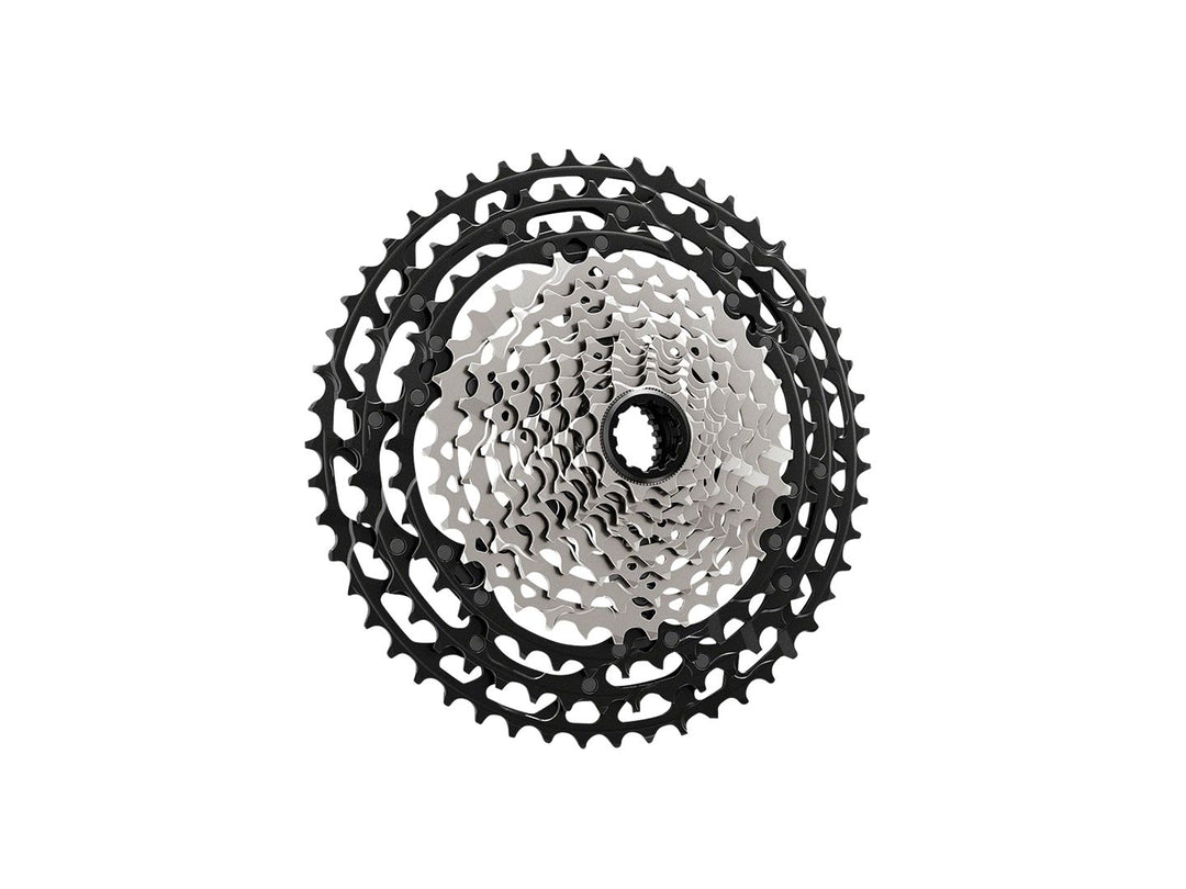 Cassettes and Cogs Shimano Shimano CS-M9101-12 Cassette - 12-Speed 10-51t Black/Gray Micro Spline Gray