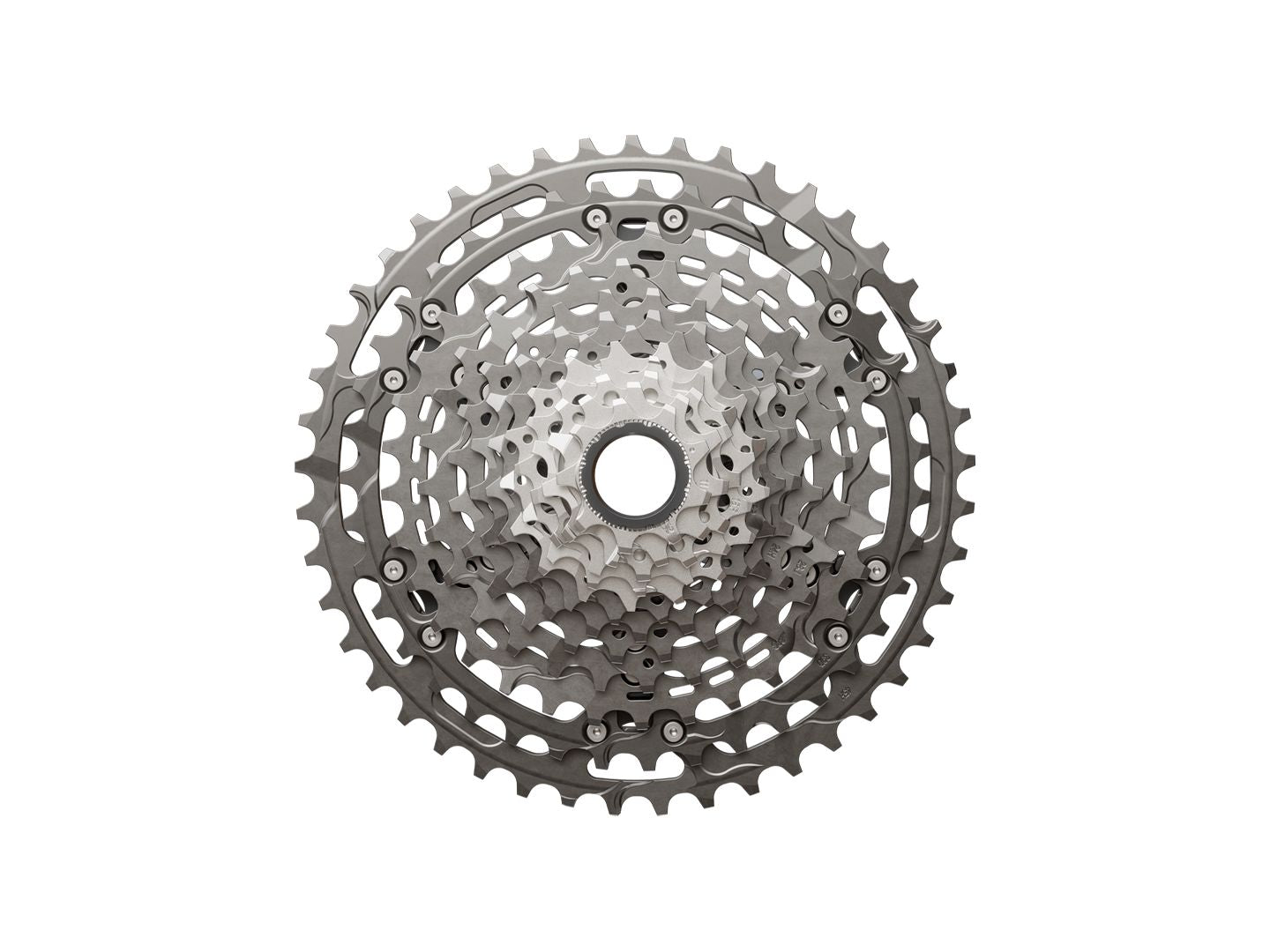 Cassettes and Cogs Shimano Shimano XTR CS-M9200-12 Cassette - 12-Speed 9-45t Hyperglide+ Micro Spline Gray Dim Gray