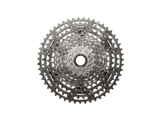 Cassettes and Cogs Shimano Shimano XTR CS-M9200-12 Cassette - 12-Speed 10-51t Hyperglide+ Micro Spline Gray Dim Gray