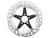 Disc Rotor Shimano Shimano Deore XT RT-MT800-M Disc Brake Rotor External Lockring - 180mm Center Lock Silver/BLK Light Gray