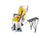 Child Carrier Topeak Topeak Baby Seat II Child Seat With Disc Compatible Rear Rack - Fits 29" MTX 2.0 Gray/YLW Light Gray