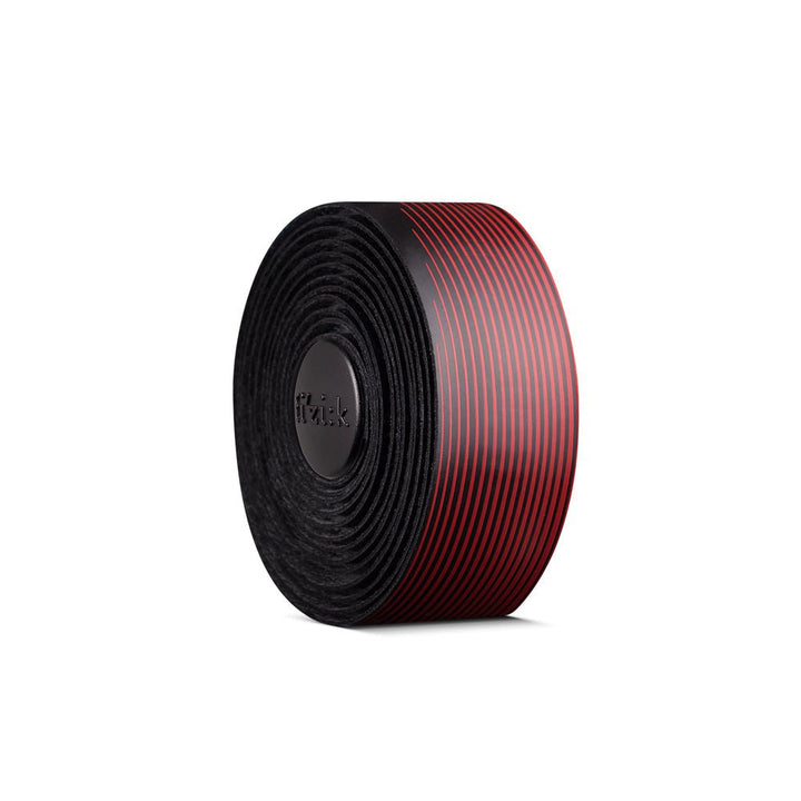 Fizik Racefeel 2mm Tacky Bi-Color Bar Tape - Black/Red - Dragonspine Cycling