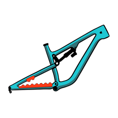 RideWrap VHS V-3 Chain Sound Dampener Matte Black