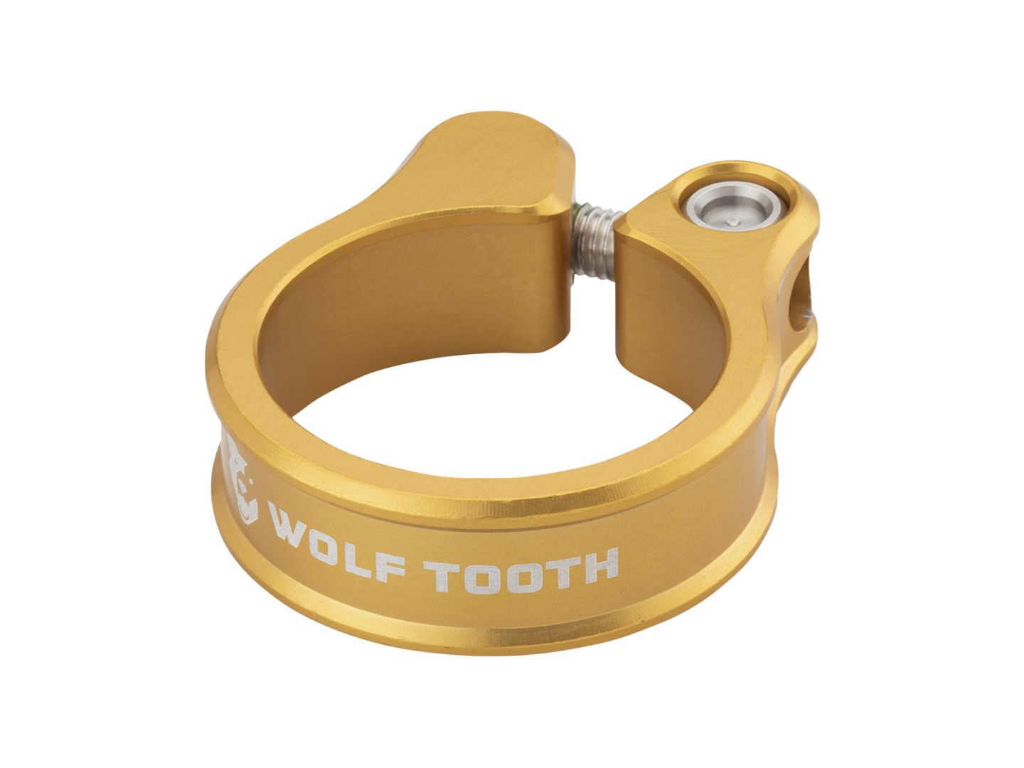 Wolf Tooth Seatpost Clamp - 36.4mm Bolt-On Gold