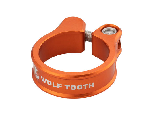 Wolf Tooth Seatpost Clamp - 31.8mm Bolt-On Orange