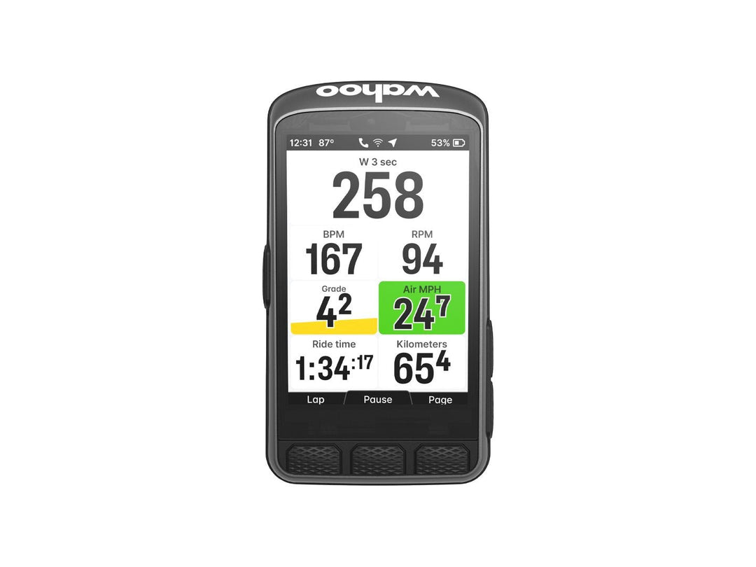 Bike Computers Wahoo Fitness Wahoo Elemnt Ace GPS Cycling Computer Dark Slate Gray
