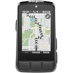 Wahoo GPS device with map display on a white background