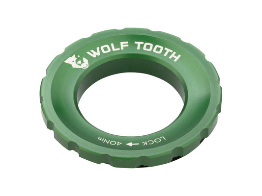 Wolf Tooth CenterLock Rotor Lockring - External Splined Green