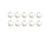 Dropper Post Parts Wolf Tooth Wolf Tooth Resolve Dropper Post Travel Adjustment Spacers - Set of 10 Beige