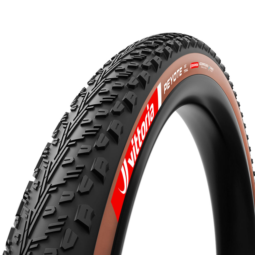 Vittoria Peyote XC Trail Tire - 29 x 2.40 Tubeless Folding BLK/Brown 4C Graphene