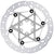 Galfer Shark Evo 223mm Rotor 6-Bolt 2.0mm Raw Silver