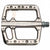 HT Pedals ANS12 Raven Platform Pedals CrMo Gray