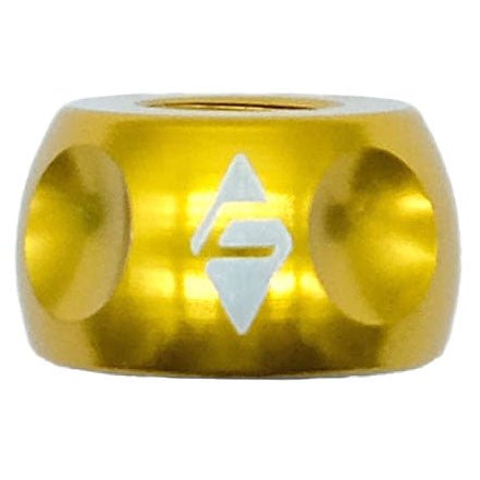 Ridefarr Alloy Presta Valve Locknut w/O-Ring Gold