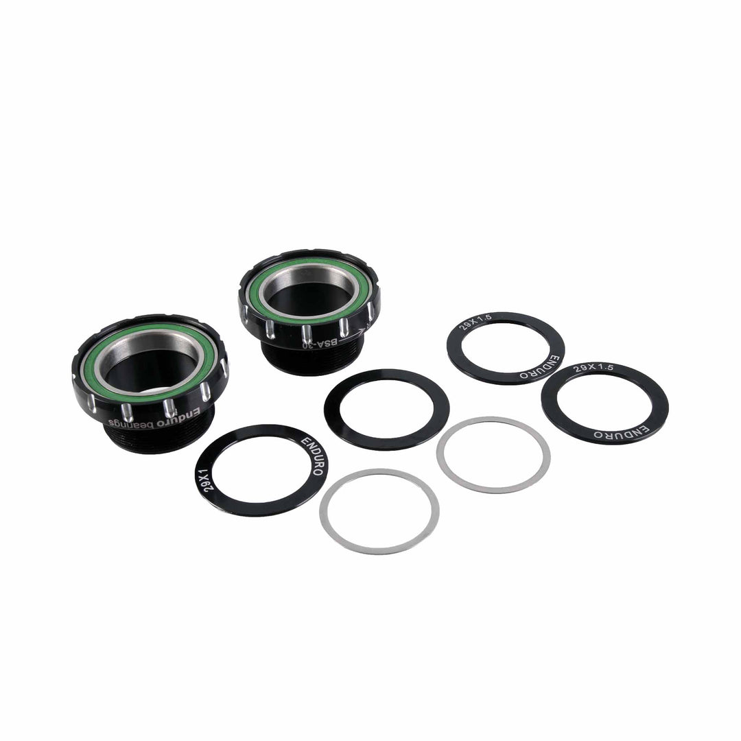 Bottom Brackets Enduro Enduro BSA - DUB Angular Contact Stainless BB - Blk Dark Slate Gray