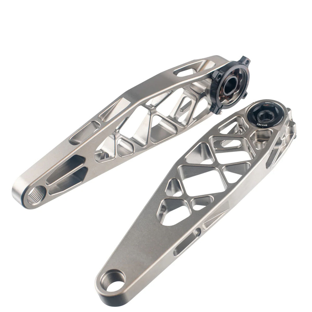 5Dev Titanium Cranks 167.5mm No Spindle Raw