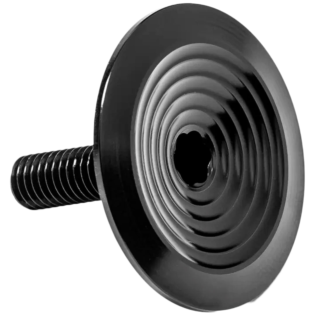 Headset Top Caps Absolute Black absoluteBLACK Integrated Headset Top Cap and Bolt - Black Dark Slate Gray
