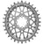 Chainrings Absolute Black Absolute Black Oval SRAM T-Type DM 8-Hole Boost Chainring 36T Titan Dark Gray