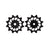 Derailleur Parts Absolute Black Absolute Black SRAM 11 Speed Derailleur Pulleys XD - Black Black