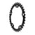 Chainrings Absolute Black Absolute Black Premium Oval Road Chainring 5x110BCD 34T - Black Dark Slate Gray