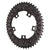 Chainrings Absolute Black Absolute Black Premium Oval Road Chainring 5x110BCD 50T - Black Dark Slate Gray