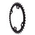 Chainrings Absolute Black absoluteBLACK Premium Oval 110 BCD Road Inner Chainring Shimano Dura-Ace 9100 - 36t 110 Shimano Asymmetric BCD 4-Bolt BLK Dark Slate Gray