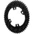 Chainrings Absolute Black absoluteBLACK Premium Oval 110 BCD Road Outer Chainring Shimano Dura-Ace 9100 - 50t 110 Shimano Asymmetric BCD 4-Bolt BLK Black