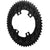Chainrings Absolute Black absoluteBLACK Premium Oval 110 BCD Road Outer Chainring Shimano Dura-Ace 9100 - 52t 110 Shimano Asymmetric BCD 4-Bolt BLK Black