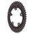 Chainrings Absolute Black Absolute Black Premium Oval Road Ring SRAM Hidden-Bolt 5x110BCD- 50T Dark Slate Gray