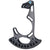 Chain Retention System Part Absolute Black absoluteBLACK Oval Chainguide plus Bashguard - ISCG-05 Mount 26-34t Oval BLK Dim Gray